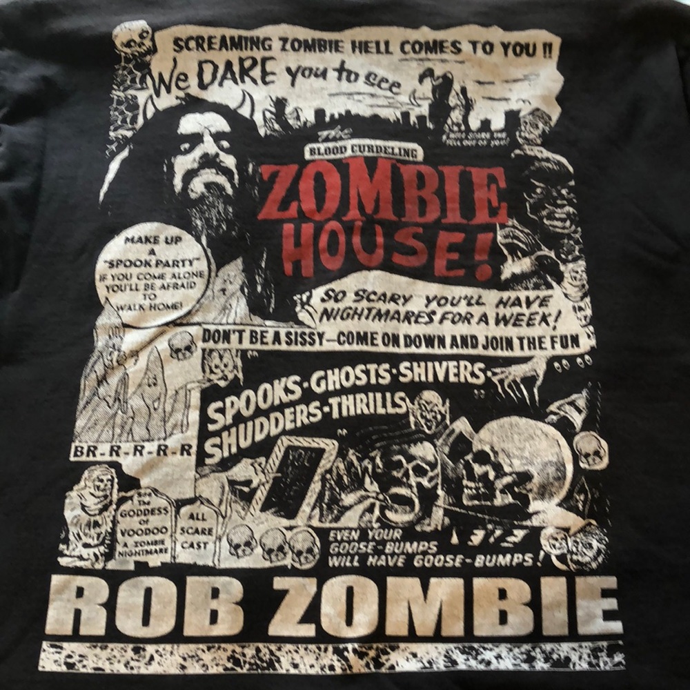 Rob Zombie concert shirt
